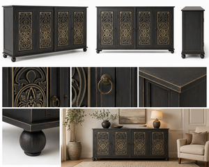 Eco Friendly <b>Sideboard</b> <b>Storage</b> Cabinet For Living Room Dining Area And Home Organization Use Available At Discounted Price - Product Image 2