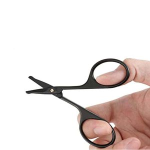 Tijeras profesionales para el vello facial y de la nariz, herramienta de acero inoxidable, tijeras compactas de precisión para recortar y cuidar el vello de la nariz - Product Image 6