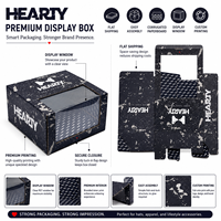 Boîte d'emballage en carton noir personnalisée pour casquettes de baseball, casquettes de plage, casquettes trucker et autres casquettes, pour le stockage, l'expédition et la présentation, vente en gros