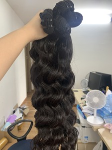 BARATO Camboyano con onda natural y onda profunda suelta La mejor calidad de Vietnam Camboya Procesamiento químico gratuito - Product Image 3