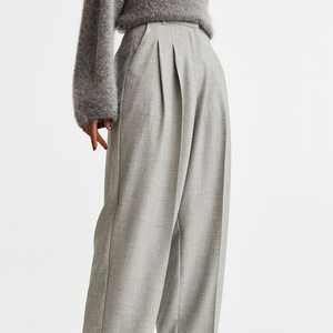 Pantalon de jogging sport pour femme avec dentelle décorative, couleur unie, style devant plat, poches, pantalon de jogging pour femme - Product Image 5