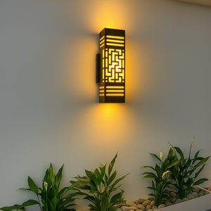 Wall light Viet Nam CM Decor steel/inox Living Room / Bedroom / Hallway Modern/Japanese 3500K (Warm White) LED Constant Light - Product Image 5