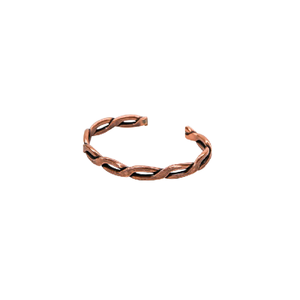 2025 Elegant Look Rose Gold Plated Wrist Pain New York <b>boho</b> patina cuff women Handmade Floral Hammered Copper Cuff - Product Image 2