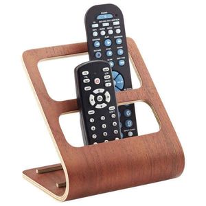 Eco-Friendly Wooden 5-Layer Modern Handmade Remote <b>Control</b> <b>Holder</b> Stand for Home Living Room Table - Product Image 2