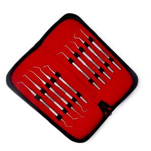 ชุดอุปกรณ์ทำความสะอาดฟันระดับมืออาชีพ ชุดดูแลสุขภาพช่องปาก สำหรับขจัดคราบพลัค หินปูน และคราบหินสะสม  ทำจากสแตนเลสสตีล - Product Image 5