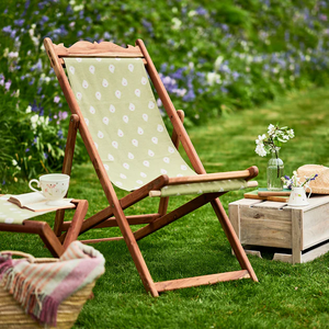 Sillas Plegables de Madera Modernas para Exteriores con Tela Oxford para Hotel, Villa, Parque y Uso Junto a la Piscina y Playa - Product Image 5