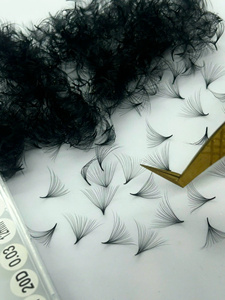 <b>Premade</b> <b>Lash</b> Extensions Promade 0.05-0.10mm C/CC/D Curl 3D-14D Volume Wispy <b>Lash</b> Clusters In A Big Box Loose Base Wholesale - Product Image 3