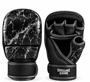 Gants de protection pour les mains en cuir véritable TANVEX, style dernier cri, avec sangle de poignet réglable à boucle et fermeture auto-agrippante, pour arts martiaux et boxe. - Product Image 4