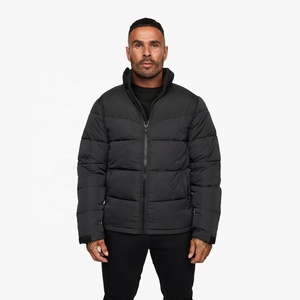 Veste d'hiver matelassée pour homme de haute qualité, épaisse, avec col montant, fermeture éclair, imperméable/coupe-vent, veste matelassée pour homme - Product Image 1