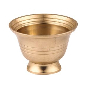 Petit bol en laiton traditionnel, tasse en métal artisanale, ustensile de cuisine décoratif, récipient rond poli, élégant et durable pour le service - Product Image 1