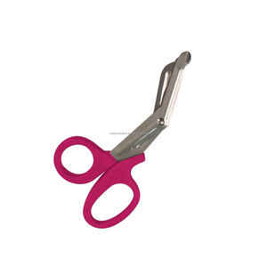 Tijeras de seguridad EMT de punta roma, de acero inoxidable, para vendajes médicos, 7.5 pulgadas, manuales, duraderas, con certificación CE, OEM, ODM, las mejores al por mayor - Product Image 4