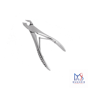 Coupe-ongles Swada en forme de demi-lune, en acier inoxydable, à double ressort, finition mate, ouverture large, durable - Product Image 3