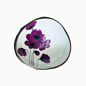 Tazón de Cáscara de Coco Pulido a Mano con Diseño Floral, Tazones de Madera Ecológicos para Servir Alimentos, Vajilla y Decoración - Product Image 6