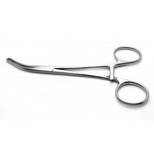 Pinzas de reducción ósea de 5.5 pulgadas, curvadas, largas, con trinquete, de acero inoxidable, instrumento quirúrgico ortopédico - Product Image 1