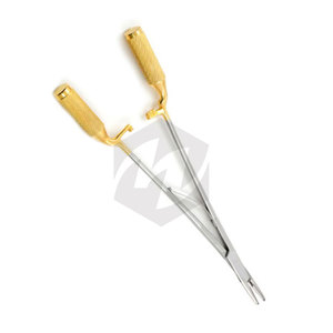 Portaagujas Quirúrgico Halsey de Liberación Rápida Neo Grip con Mandíbula Lisa y Puntas de Carburo de Tungsteno para Instrumentos Médicos Dentales - Product Image 3