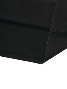 Camiseta Unisex de Manga Corta Negra para Hombre con Paneles y Detalles de Camuflaje, Cuello Redondo, Estilo Casual de Punto, Lavado Mineral y Corte Holgado - Product Image 6