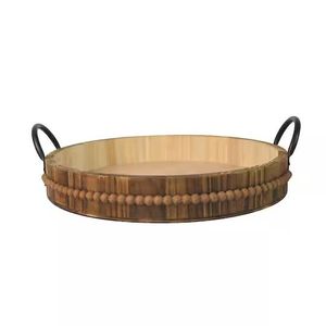 Wholesale Price Bamboo Heart Shaped Tray Wooden Serving Tray for Home Kitchen Table Decor Durable Eco Friendly Heart Tray Wooden - Product Image 6