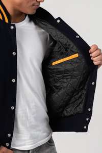 Blouson universitaire pour homme du fournisseur pakistanais – Confortable, en toile, tendance, options OEM/ODM personnalisées - Product Image 4