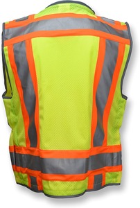 Premium Quality Reflective Safety Vest Breathable <b>Construction</b> Workwear <b>Uniforms</b> Safety Vest Manufacturer Wholesale Supply - Product Image 2