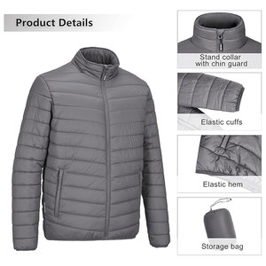 Chaqueta Acolchada Unisex Plegable de Gran Venta, Abrigo Aislante para Viajes y Senderismo, Tallas Grandes, Proveedor Mayorista, Colores OEM, Marca Personalizada - Product Image 4