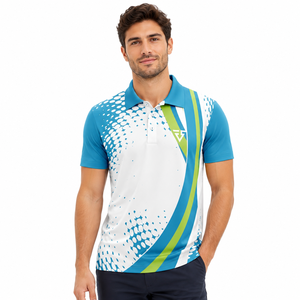 Custom Sublimation Printed Men's Sports <b>Polo</b> Shirt Quick Dry Breathable <b>Golf</b> Tennis Team Jersey Casual Athletic Wear Wholesale - Product Image 4