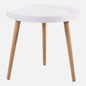 Mesa de Centro Nórdica para el Hogar y la Sala de Estar, Mesa Auxiliar Simple y Creativa, Mesa Esquinera Doble Convertible - Product Image 3