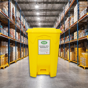 ชุดอุปกรณ์ดูดซับสารเคมีรั่วไหลอเนกประสงค์ 60 ลิตร พร้อมถังเหยียบขนาด 16 แกลลอน ชุดรับมือกับการรั่วไหลของน้ำมันและสารเคมี แผ่นดูดซับ ถุงดูดซับ สำหรับควบคุมการรั่วไหลในอุตสาหกรรม - Product Image 3