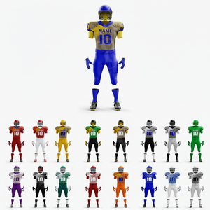 Wholesale Cheap Price American Football Uniform Jersey Pants Set Breathable Athletic Teamwear For Practice And Match Full Kit - Product Image 1