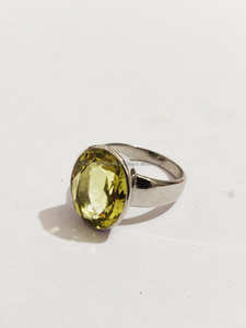 แหวนทำมือ925แหวนเงินแหวนควอทซ์แหวนผู้หญิงแหวน Boho พลอยแหวนผู้หญิงทำในอินเดีย - Product Image 2