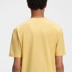 T-shirt en coton pour homme, design de haute qualité, style cool, couleur unie, avec logo personnalisé et manches courtes, prix d'usine 2026 - Product Image 5