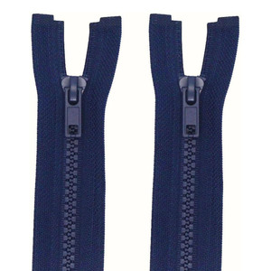 Open End Plastic Zipper Resin <b>Zip</b> Fastener with Auto <b>Lock</b> Slider for Jackets Coats and Garments - Product Image 2