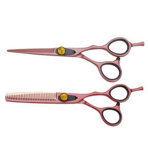 Ciseaux de coiffure en acier inoxydable, économiques, pour usage domestique, ciseaux à effiler roses, ciseaux professionnels - Product Image 2