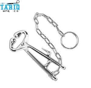 Support de taureau réglable et réutilisable en acier inoxydable pour équipement de manipulation d'animaux de grande taille TARIQ MFG CO - Product Image 1