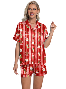 Albornoz de Lujo Negro, Pijama, Ropa de Dormir, Conjunto de Seda, Fabricante Mayorista de Pijamas para Mujer - Product Image 4