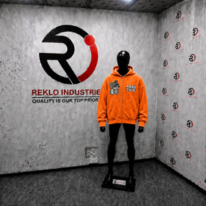 Sweat à capuche zippé PREMIUM GRAPHIC CASH TALK ORANGE, streetwear, sweat à capuche zippé pour homme, sweat-shirt en molleton décontracté, imprimé sur le devant, coupe classique, automne - Product Image 3