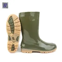 <b>Kids</b> <b>Rain</b> <b>Boots</b> AP <b>BOOTS</b> 2001 Green Waterproof Anti-Slip Cute Durable PVC - Product Image 3