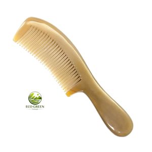 Peine de Cuerno de Búfalo Ecológico Hecho a Mano, Peine para el Cabello sin Costuras, Herramienta Duradera para el Cuidado del Cabello para Salón y Uso Personal - Product Image 5