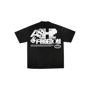 เสื้อยืดโอเวอร์ไซส์สไตล์ฮิปฮอป ผ้าฝ้าย 100% แขนสองชั้น ใส่สบาย พิมพ์ลาย DTG สีซีดแบบวินเทจ สำหรับผู้ชายและผู้หญิง - Product Image 3