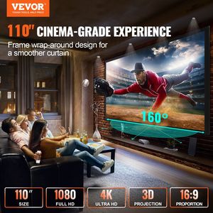 Schermo per Proiettore Home Theater HD 16:9 da 110 Pollici Diagonali, per Uso Esterno, Schermi di Proiezione di Alta Qualità - Product Image 2