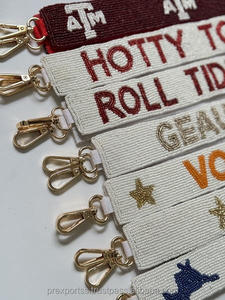 Premium ATM Hotty Toddy Roll Tide Bama Geaux Tigers Vols Baylor SMU <b>Strap</b> Custom Handmade <b>Shoulder</b> Belt Beaded Purse - Product Image 2