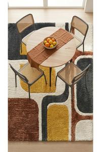 Proveedor Mayorista de Alfombras de Lana Anudadas a Mano con Patrón Abstracto, Ecológicas y de Pelo Alto para Uso Doméstico y Comercial - Product Image 6