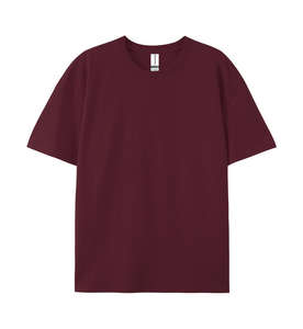 Camiseta Unisex de Verano, Estilo Urbano, Holgada, 310 GSM, Tejido de Punto, 100% Algodón, Diseño Liso, Logotipo Personalizado, Hombros Caídos, Cuello Redondo - Product Image 1