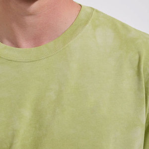 T-shirt à manches courtes en polyester/coton, coupe classique, col rond, épaules tombantes, léger, respirant, séchage rapide, couleur unie, idéal pour l'été - Product Image 6