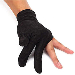 Custom Logo 3 Finger Billiard Gloves for <b>Pool</b> Snooker <b>Cue</b> Sports Left Hand Glove Stretch Fabric Premium Quality Billiard Gloves - Product Image 4