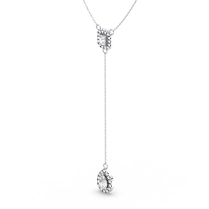 Colliers en or massif 14 carats REYES Sparking avec moissanite certifiée GRA pour femmes, cadeau de luxe pour mariage ou anniversaire, bijoux raffinés - Product Image 4