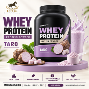 Concentrado de Proteína de Suero de Leche Elma Food 1KG Sin Azúcar Añadido 50 Porciones Fórmula de Crecimiento Muscular con BCAA Proteína en Polvo Sin GMO - Product Image 1