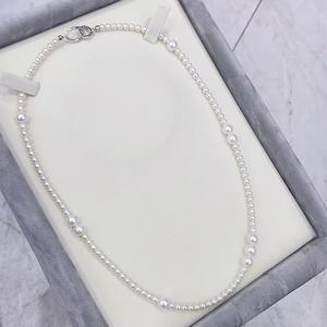 Conjunto de Collar y Pendientes de Perlas de Cielo Estrellado, Cadena de Clavícula de Plata de Ley S925 con Cadena de Agua Dulce Natural, Conjunto de Dos Piezas - Product Image 2