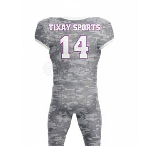 ชุดยูนิฟอร์มอเมริกันฟุตบอลแบบสปอร์ต ผลิตจากวัสดุดูดซับเหงื่อแบบซับลิเมชั่น เหมาะสำหรับการฝึกซ้อมเป็นเวลานาน - Product Image 6