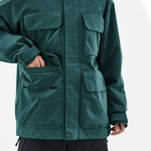 Veste d'hiver pour homme de haute qualité, coupe-vent, 3 en 1, imperméable, pour la randonnée en plein air, le ski, logo personnalisé - Product Image 6