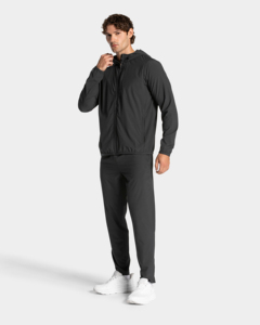Private Label Men's Activewear Joggers Lightweight Gym <b>Pants</b> with Side Zipped Pockets Reflective Details Custom Sports Apparel - Product Image 4